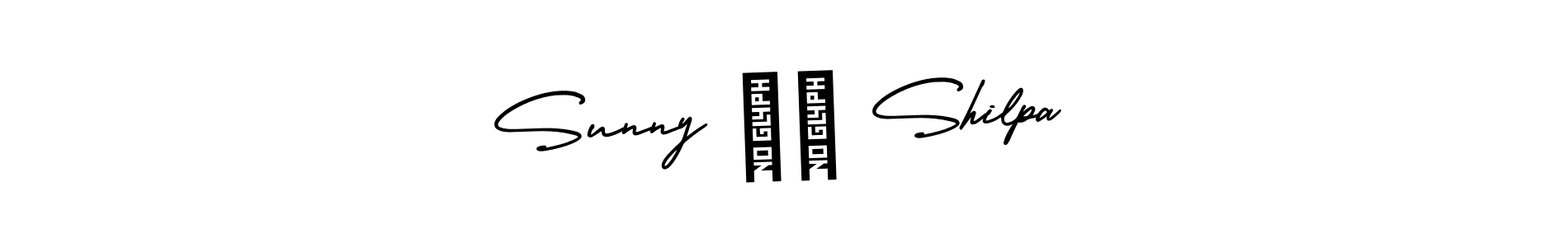Make a beautiful signature design for name Sunny ❤️ Shilpa. With this signature (AmerikaSignatureDemo-Regular) style, you can create a handwritten signature for free. Sunny ❤️ Shilpa signature style 3 images and pictures png