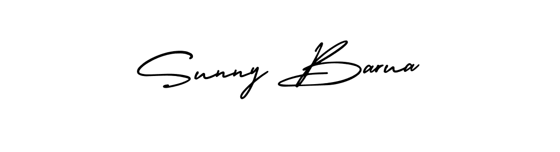 How to make Sunny Barua name signature. Use AmerikaSignatureDemo-Regular style for creating short signs online. This is the latest handwritten sign. Sunny Barua signature style 3 images and pictures png