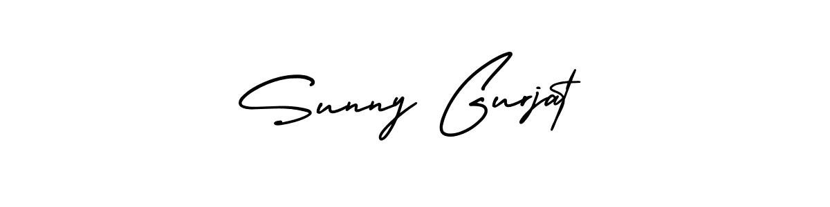 This is the best signature style for the Sunny Gurjat name. Also you like these signature font (AmerikaSignatureDemo-Regular). Mix name signature. Sunny Gurjat signature style 3 images and pictures png