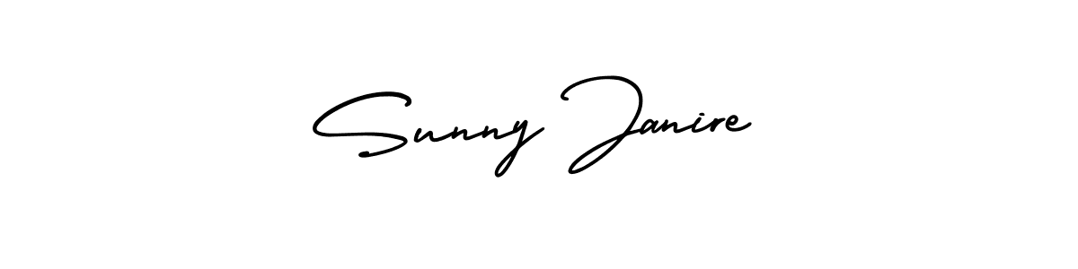 if you are searching for the best signature style for your name Sunny Janire. so please give up your signature search. here we have designed multiple signature styles  using AmerikaSignatureDemo-Regular. Sunny Janire signature style 3 images and pictures png