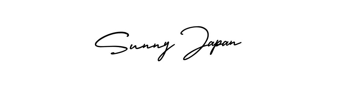 Use a signature maker to create a handwritten signature online. With this signature software, you can design (AmerikaSignatureDemo-Regular) your own signature for name Sunny Japan. Sunny Japan signature style 3 images and pictures png