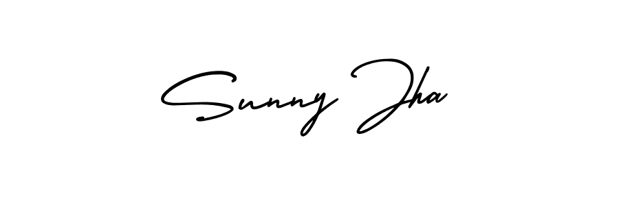 It looks lik you need a new signature style for name Sunny Jha. Design unique handwritten (AmerikaSignatureDemo-Regular) signature with our free signature maker in just a few clicks. Sunny Jha signature style 3 images and pictures png