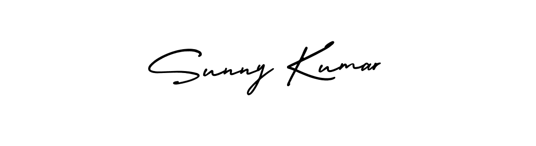 Make a beautiful signature design for name Sunny Kumar. With this signature (AmerikaSignatureDemo-Regular) style, you can create a handwritten signature for free. Sunny Kumar signature style 3 images and pictures png