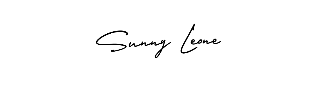 How to make Sunny Leone name signature. Use AmerikaSignatureDemo-Regular style for creating short signs online. This is the latest handwritten sign. Sunny Leone signature style 3 images and pictures png