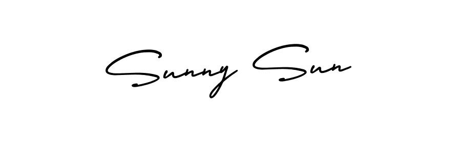 Also we have Sunny Sun name is the best signature style. Create professional handwritten signature collection using AmerikaSignatureDemo-Regular autograph style. Sunny Sun signature style 3 images and pictures png