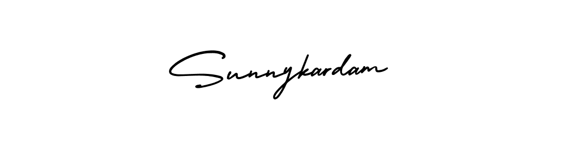 Make a beautiful signature design for name Sunnykardam. With this signature (AmerikaSignatureDemo-Regular) style, you can create a handwritten signature for free. Sunnykardam signature style 3 images and pictures png