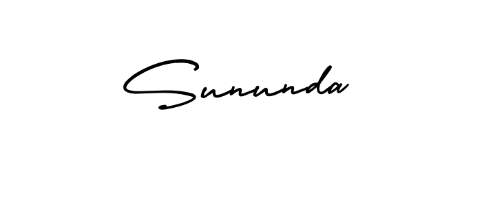 Best and Professional Signature Style for Sununda. AmerikaSignatureDemo-Regular Best Signature Style Collection. Sununda signature style 3 images and pictures png