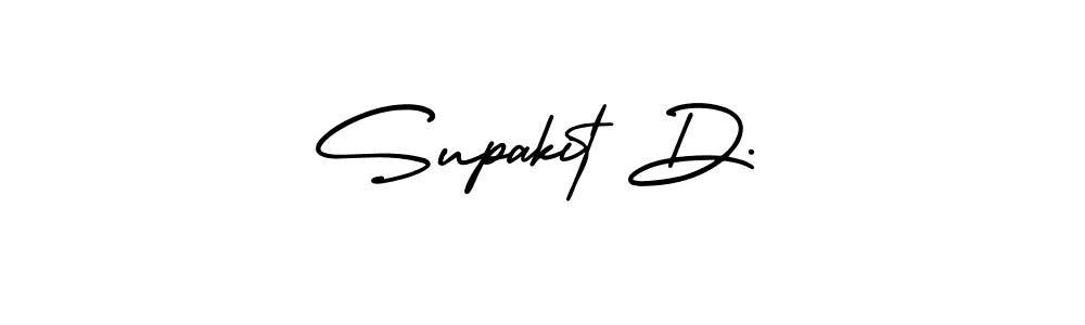 Also we have Supakit D. name is the best signature style. Create professional handwritten signature collection using AmerikaSignatureDemo-Regular autograph style. Supakit D. signature style 3 images and pictures png