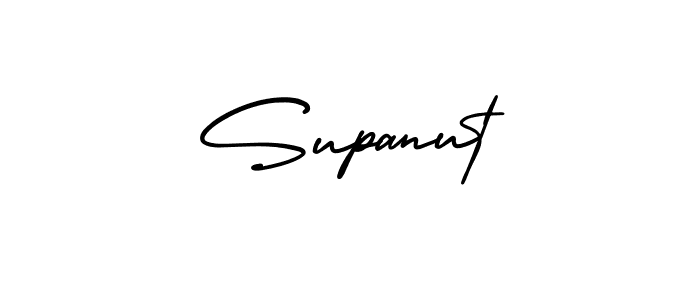 Use a signature maker to create a handwritten signature online. With this signature software, you can design (AmerikaSignatureDemo-Regular) your own signature for name Supanut. Supanut signature style 3 images and pictures png
