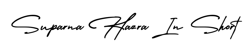The AmerikaSignatureDemo-Regular font gives name Suparna Hazra In Short a signature that looks effortless yet distinguished. Download high-res PNG instantly. Suparna Hazra In Short signature style 3 images and pictures png