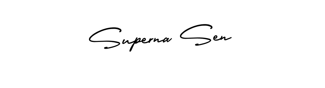 How to Draw Superna Sen signature style? AmerikaSignatureDemo-Regular is a latest design signature styles for name Superna Sen. Superna Sen signature style 3 images and pictures png