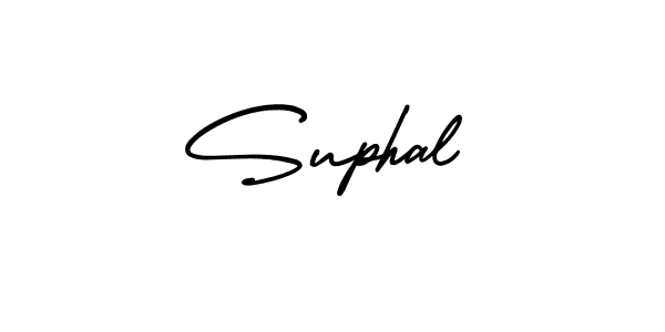 Make a beautiful signature design for name Suphal. With this signature (AmerikaSignatureDemo-Regular) style, you can create a handwritten signature for free. Suphal signature style 3 images and pictures png