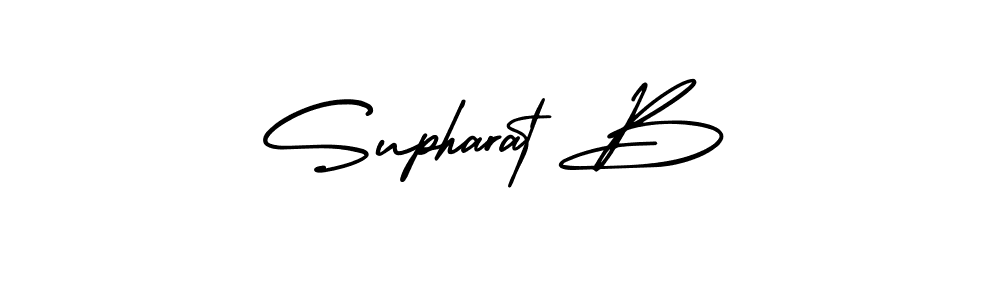 AmerikaSignatureDemo-Regular is a professional signature style that is perfect for those who want to add a touch of class to their signature. It is also a great choice for those who want to make their signature more unique. Get Supharat B name to fancy signature for free. Supharat B signature style 3 images and pictures png