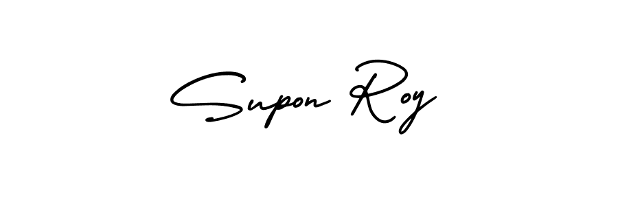 Also we have Supon Roy name is the best signature style. Create professional handwritten signature collection using AmerikaSignatureDemo-Regular autograph style. Supon Roy signature style 3 images and pictures png