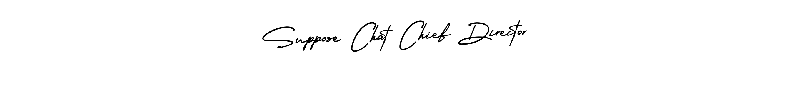 Similarly AmerikaSignatureDemo-Regular is the best handwritten signature design. Signature creator online .You can use it as an online autograph creator for name Suppose Chat Chief Director. Suppose Chat Chief Director signature style 3 images and pictures png