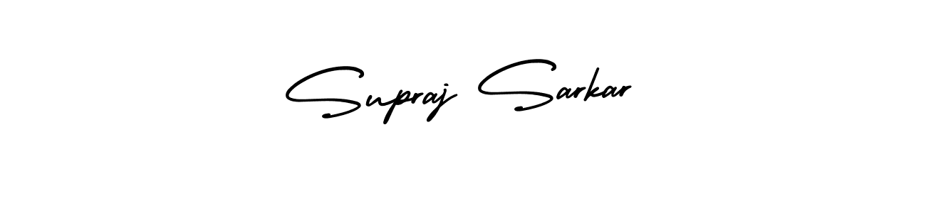 How to Draw Supraj Sarkar signature style? AmerikaSignatureDemo-Regular is a latest design signature styles for name Supraj Sarkar. Supraj Sarkar signature style 3 images and pictures png