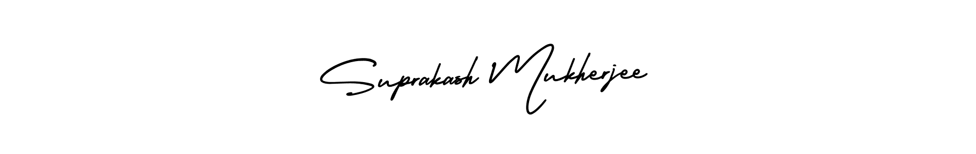 Also we have Suprakash Mukherjee name is the best signature style. Create professional handwritten signature collection using AmerikaSignatureDemo-Regular autograph style. Suprakash Mukherjee signature style 3 images and pictures png