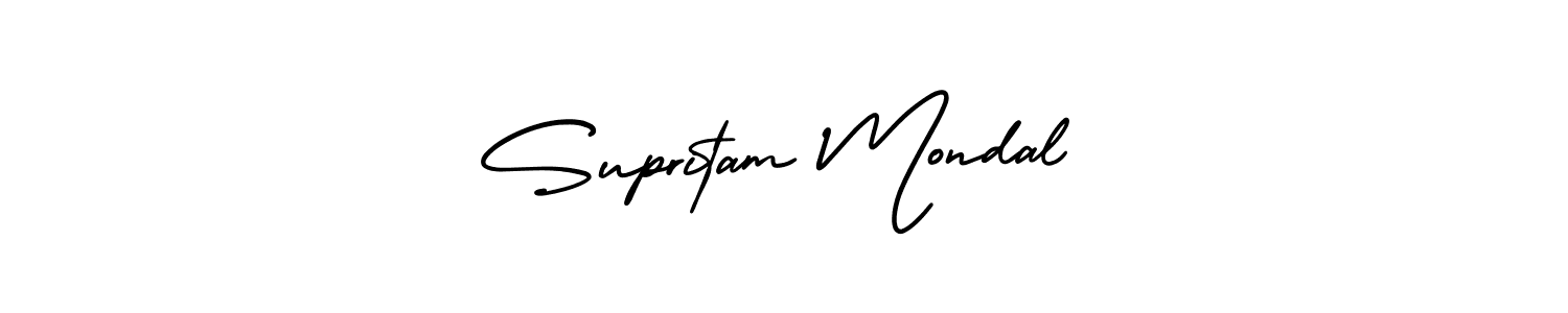 Similarly AmerikaSignatureDemo-Regular is the best handwritten signature design. Signature creator online .You can use it as an online autograph creator for name Supritam Mondal. Supritam Mondal signature style 3 images and pictures png