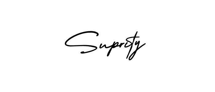 Suprity stylish signature style. Best Handwritten Sign (AmerikaSignatureDemo-Regular) for my name. Handwritten Signature Collection Ideas for my name Suprity. Suprity signature style 3 images and pictures png