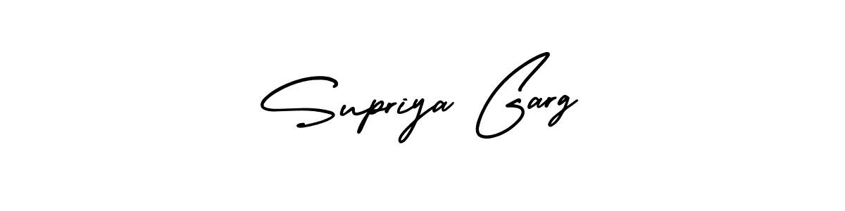 This is the best signature style for the Supriya Garg name. Also you like these signature font (AmerikaSignatureDemo-Regular). Mix name signature. Supriya Garg signature style 3 images and pictures png