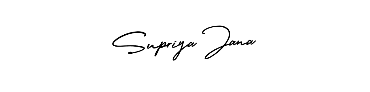 AmerikaSignatureDemo-Regular is a professional signature style that is perfect for those who want to add a touch of class to their signature. It is also a great choice for those who want to make their signature more unique. Get Supriya Jana name to fancy signature for free. Supriya Jana signature style 3 images and pictures png