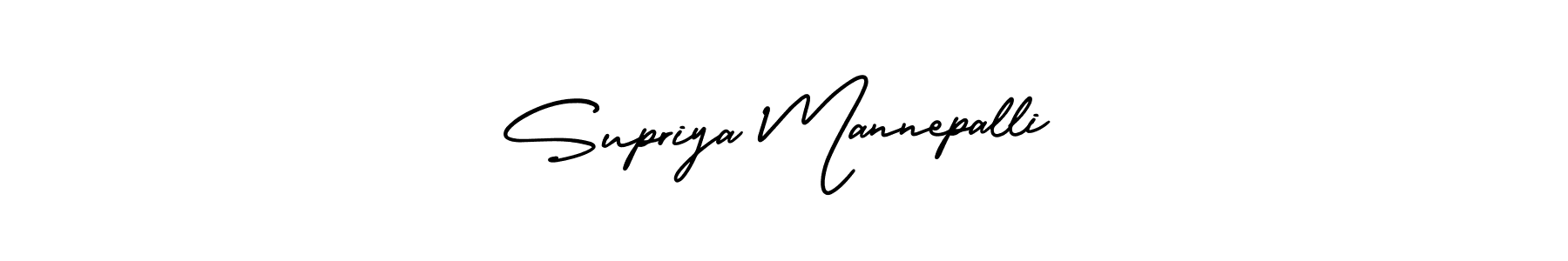 if you are searching for the best signature style for your name Supriya Mannepalli. so please give up your signature search. here we have designed multiple signature styles  using AmerikaSignatureDemo-Regular. Supriya Mannepalli signature style 3 images and pictures png