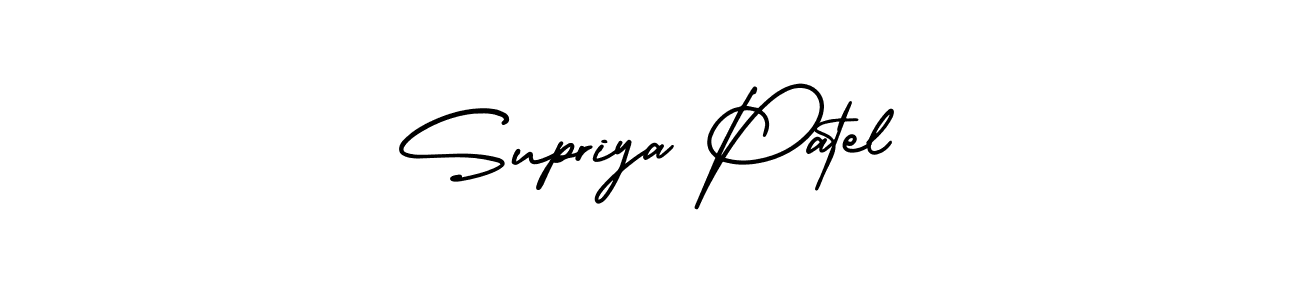 How to Draw Supriya Patel signature style? AmerikaSignatureDemo-Regular is a latest design signature styles for name Supriya Patel. Supriya Patel signature style 3 images and pictures png