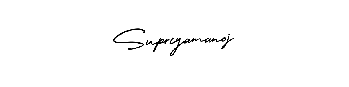 Use a signature maker to create a handwritten signature online. With this signature software, you can design (AmerikaSignatureDemo-Regular) your own signature for name Supriyamanoj. Supriyamanoj signature style 3 images and pictures png