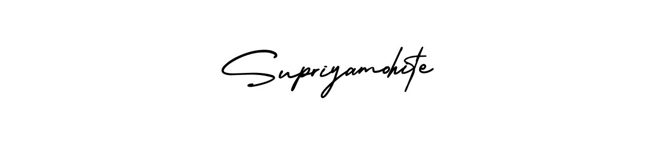 This is the best signature style for the Supriyamohite name. Also you like these signature font (AmerikaSignatureDemo-Regular). Mix name signature. Supriyamohite signature style 3 images and pictures png