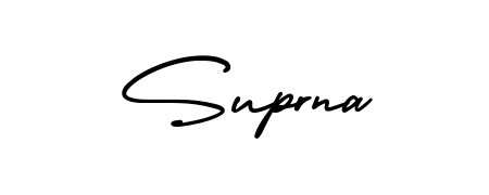 Transform the name Suprna into a signature masterpiece using AmerikaSignatureDemo-Regular font. Ideal for photographers, artists, and creators looking for watermarks. Suprna signature style 3 images and pictures png