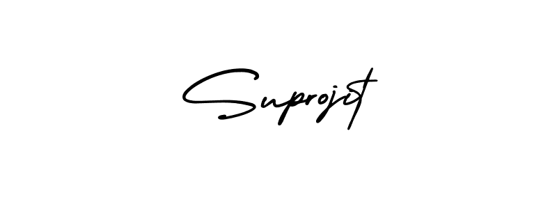 Make a beautiful signature design for name Suprojit. Use this online signature maker to create a handwritten signature for free. Suprojit signature style 3 images and pictures png