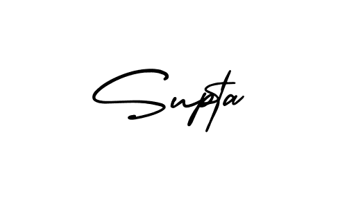 How to make Supta signature? AmerikaSignatureDemo-Regular is a professional autograph style. Create handwritten signature for Supta name. Supta signature style 3 images and pictures png