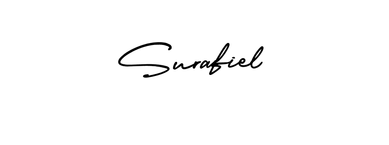 Use a signature maker to create a handwritten signature online. With this signature software, you can design (AmerikaSignatureDemo-Regular) your own signature for name Surafiel. Surafiel signature style 3 images and pictures png