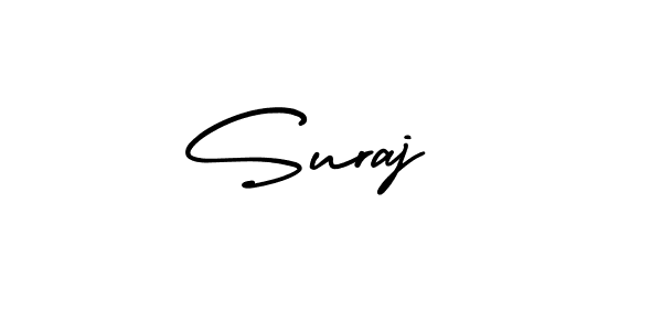 How to make Suraj  name signature. Use AmerikaSignatureDemo-Regular style for creating short signs online. This is the latest handwritten sign. Suraj  signature style 3 images and pictures png