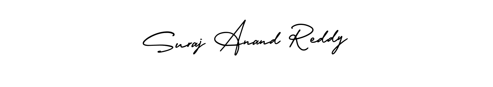 Create a beautiful signature design for name Suraj Anand Reddy. With this signature (AmerikaSignatureDemo-Regular) fonts, you can make a handwritten signature for free. Suraj Anand Reddy signature style 3 images and pictures png