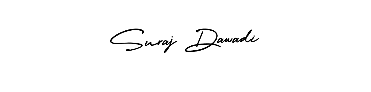 Suraj Dawadi stylish signature style. Best Handwritten Sign (AmerikaSignatureDemo-Regular) for my name. Handwritten Signature Collection Ideas for my name Suraj Dawadi. Suraj Dawadi signature style 3 images and pictures png