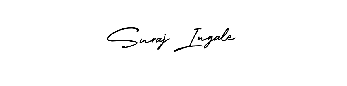 Make a beautiful signature design for name Suraj Ingale. With this signature (AmerikaSignatureDemo-Regular) style, you can create a handwritten signature for free. Suraj Ingale signature style 3 images and pictures png
