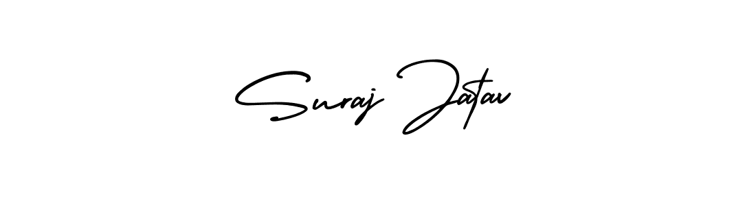 if you are searching for the best signature style for your name Suraj Jatav. so please give up your signature search. here we have designed multiple signature styles  using AmerikaSignatureDemo-Regular. Suraj Jatav signature style 3 images and pictures png