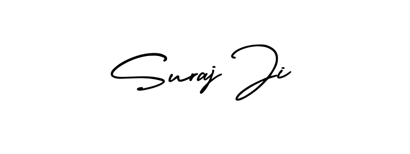 How to make Suraj Ji signature? AmerikaSignatureDemo-Regular is a professional autograph style. Create handwritten signature for Suraj Ji name. Suraj Ji signature style 3 images and pictures png