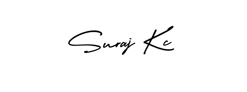 Make a beautiful signature design for name Suraj Kc. Use this online signature maker to create a handwritten signature for free. Suraj Kc signature style 3 images and pictures png