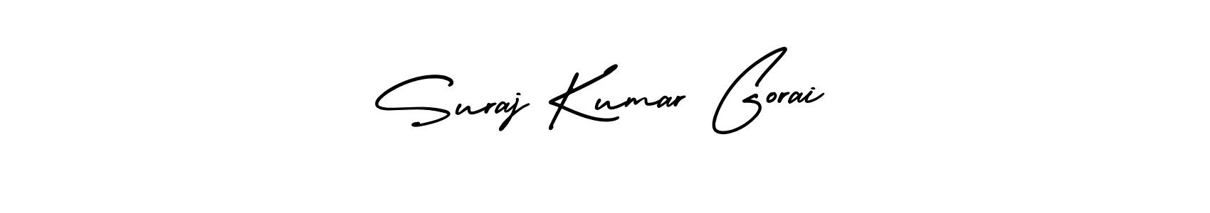 Use a signature maker to create a handwritten signature online. With this signature software, you can design (AmerikaSignatureDemo-Regular) your own signature for name Suraj Kumar Gorai. Suraj Kumar Gorai signature style 3 images and pictures png