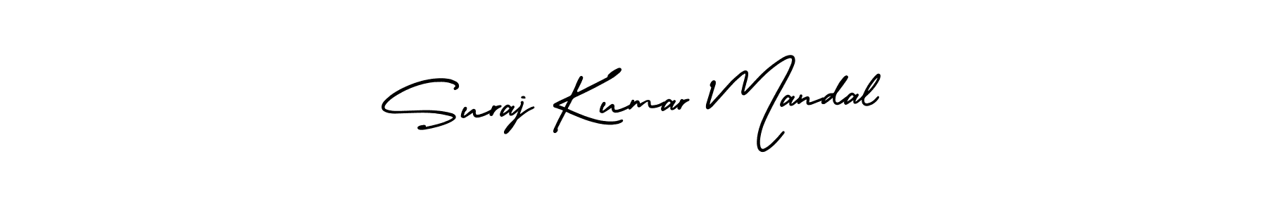 This is the best signature style for the Suraj Kumar Mandal name. Also you like these signature font (AmerikaSignatureDemo-Regular). Mix name signature. Suraj Kumar Mandal signature style 3 images and pictures png