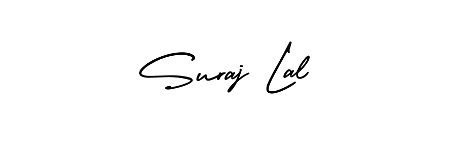 Design your own signature with our free online signature maker. With this signature software, you can create a handwritten (AmerikaSignatureDemo-Regular) signature for name Suraj Lal. Suraj Lal signature style 3 images and pictures png