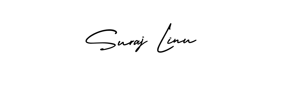 See photos of Suraj Linu official signature by Spectra . Check more albums & portfolios. Read reviews & check more about AmerikaSignatureDemo-Regular font. Suraj Linu signature style 3 images and pictures png