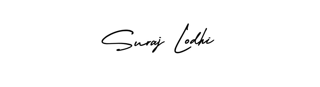 How to make Suraj Lodhi signature? AmerikaSignatureDemo-Regular is a professional autograph style. Create handwritten signature for Suraj Lodhi name. Suraj Lodhi signature style 3 images and pictures png