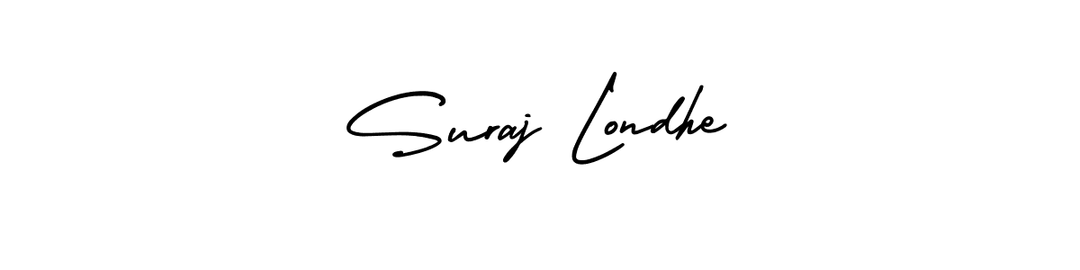 Make a short Suraj Londhe signature style. Manage your documents anywhere anytime using AmerikaSignatureDemo-Regular. Create and add eSignatures, submit forms, share and send files easily. Suraj Londhe signature style 3 images and pictures png
