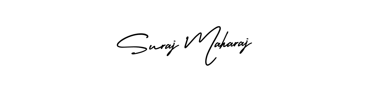 Create a beautiful signature design for name Suraj Maharaj. With this signature (AmerikaSignatureDemo-Regular) fonts, you can make a handwritten signature for free. Suraj Maharaj signature style 3 images and pictures png