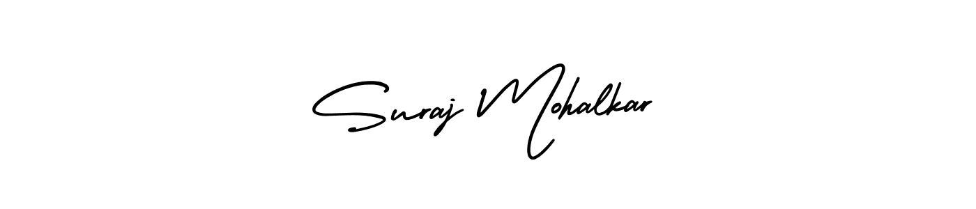 Make a beautiful signature design for name Suraj Mohalkar. Use this online signature maker to create a handwritten signature for free. Suraj Mohalkar signature style 3 images and pictures png