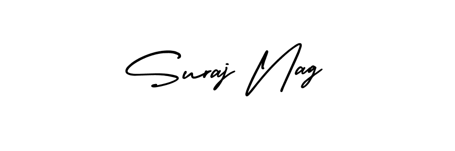 Design your own signature with our free online signature maker. With this signature software, you can create a handwritten (AmerikaSignatureDemo-Regular) signature for name Suraj Nag. Suraj Nag signature style 3 images and pictures png