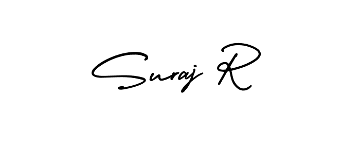 AmerikaSignatureDemo-Regular is a professional signature style that is perfect for those who want to add a touch of class to their signature. It is also a great choice for those who want to make their signature more unique. Get Suraj R name to fancy signature for free. Suraj R signature style 3 images and pictures png